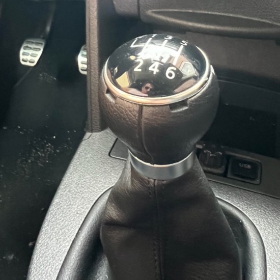 Versnellingspook Zwart Leder 6-Bak - Volkswagen Caddy MK3 (GP)