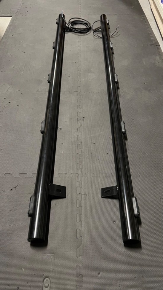 Sidebars RVS Hoogglans Zwart (LED) - Volkswagen Caddy MK4 MAXI