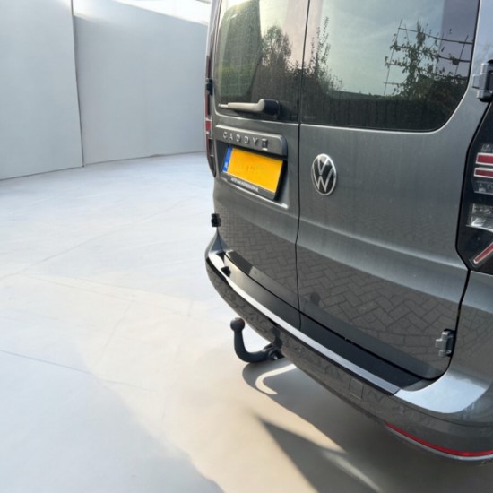 Achterbumper Beschermer V2 Hoogglans Zwart - Volkswagen Caddy MK5