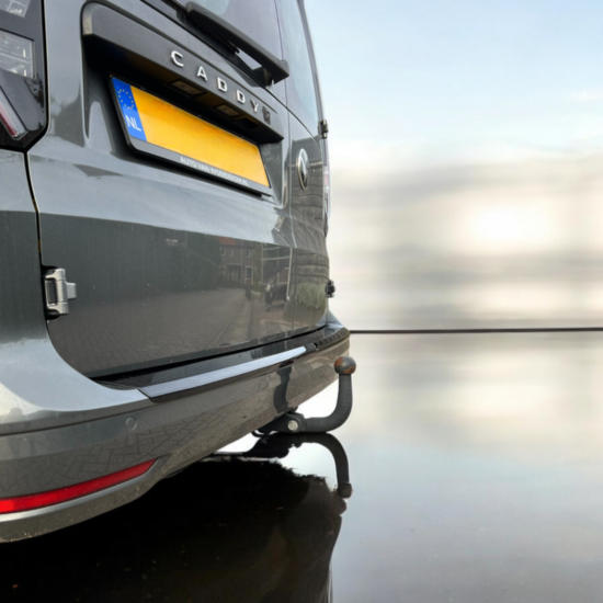 Achterbumper Beschermer V2 Hoogglans Zwart - Volkswagen Caddy MK5