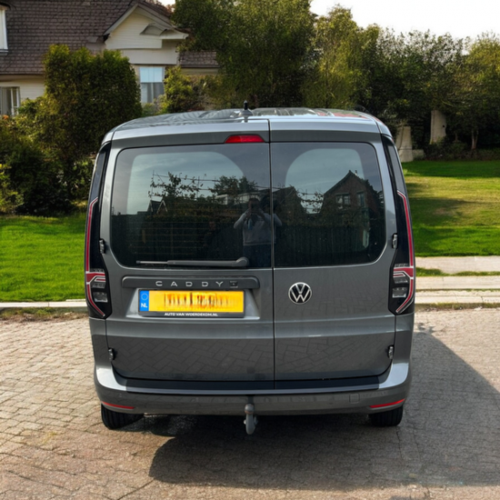 Achterbumper Beschermer V2 Hoogglans Zwart - Volkswagen Caddy MK5