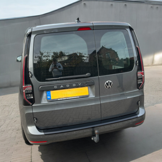 Achterbumper Beschermer V2 Hoogglans Zwart - Volkswagen Caddy MK5