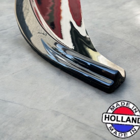 DCW V5 Voorspoiler Hoogglans Zwart - Volkswagen Caddy MK5 Cargo