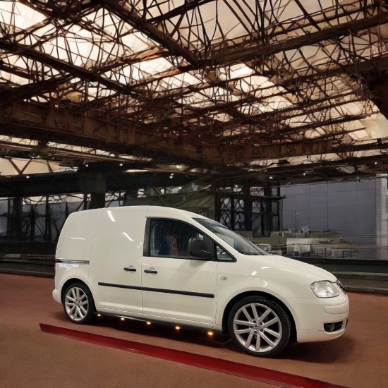 Sidebars RVS Hoogglans Zwart met LED - Volkswagen Caddy MK3