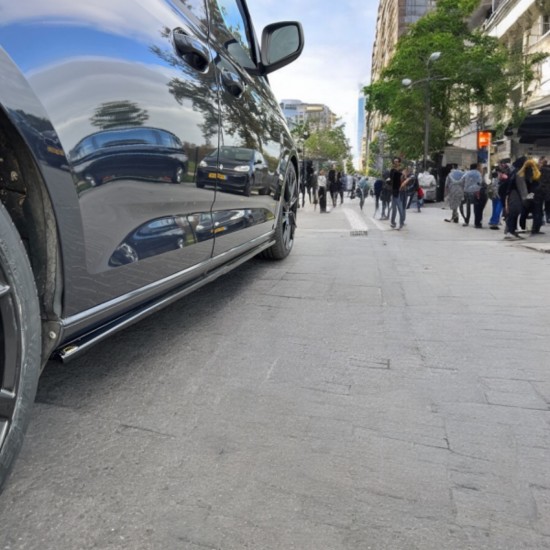 DCW Sidesplitters Hoogglans Zwart - Volkswagen Caddy MK5