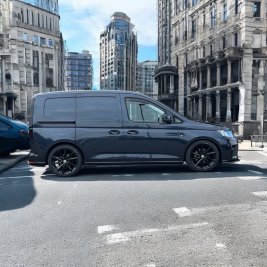 DCW Sidesplitters Hoogglans Zwart - Volkswagen Caddy MK5