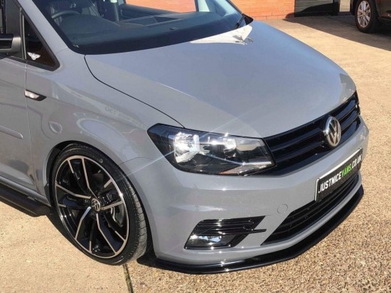 Voorspoiler KSB Hoogglans Zwart - Volkswagen Caddy MK4