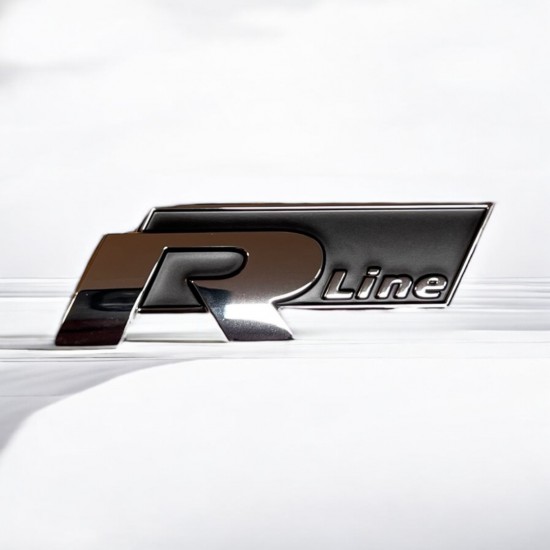 Volkswagen R Line Embleem Chroom Zwart - Volkswagen Caddy
