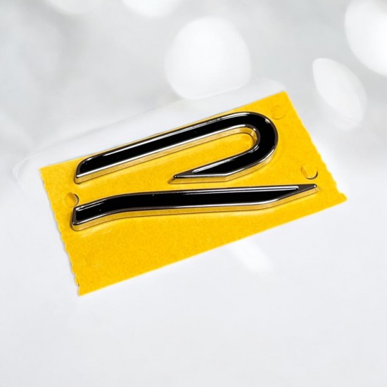 R Logo Zwart / Chrome - Volkswagen Caddy