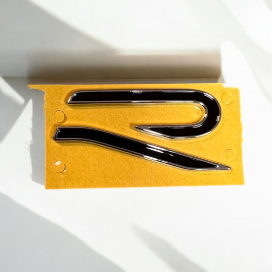 R Logo Zwart / Chrome - Volkswagen Caddy