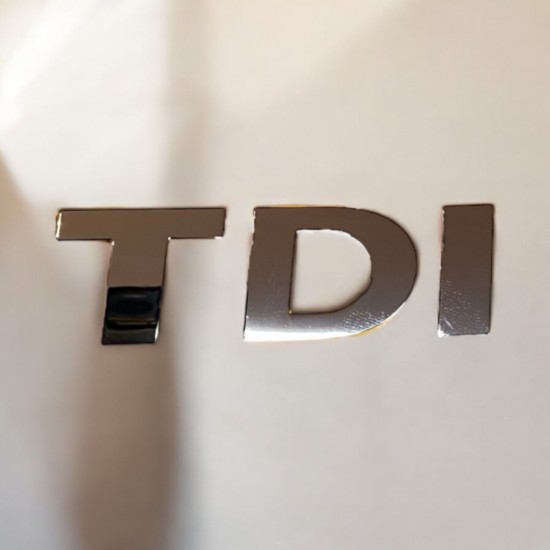 TDI Aanduiding Chroom - Volkswagen Caddy