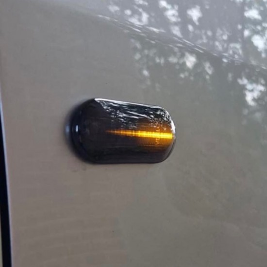 Set LED Zijknipperlichten V2 - Dynamisch Zwart - Volkswagen Caddy MK3