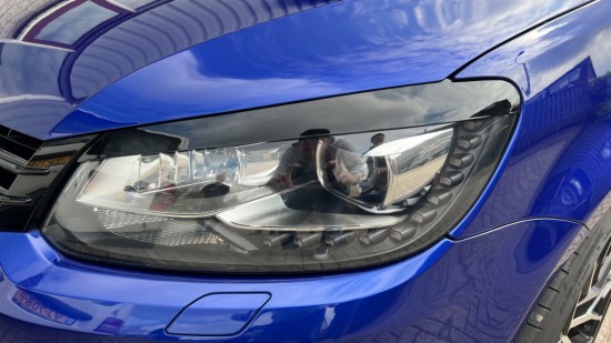 Booskijkers Koplampspoiler Hoogglans Zwart - Volkswagen Caddy MK3 GP