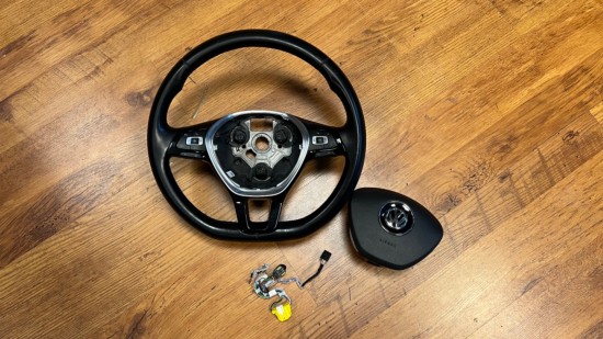 Leder Multifunctioneel stuur met airbag - Volkswagen Caddy MK4