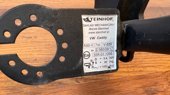 NOS Vaste trekhaak met Kabelboom - Volkswagen Caddy MK3