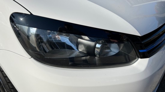 Booskijkers Koplampspoiler Hoogglans Zwart - Volkswagen Caddy MK3 GP