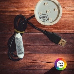 Poppy Grace Mate ® ledverlichting RGB - USB