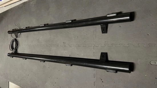 Sidebars RVS Hoogglans Zwart (LED) - Volkswagen Caddy MK3 MAXI | De Caddy Winkel | De Klomp