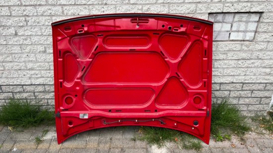OEM Motorkap compleet rood - Volkswagen Caddy MK2