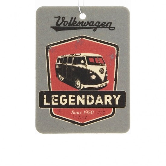 Volkswagen Geurhanger - T1 Legandary Grijs / Rood