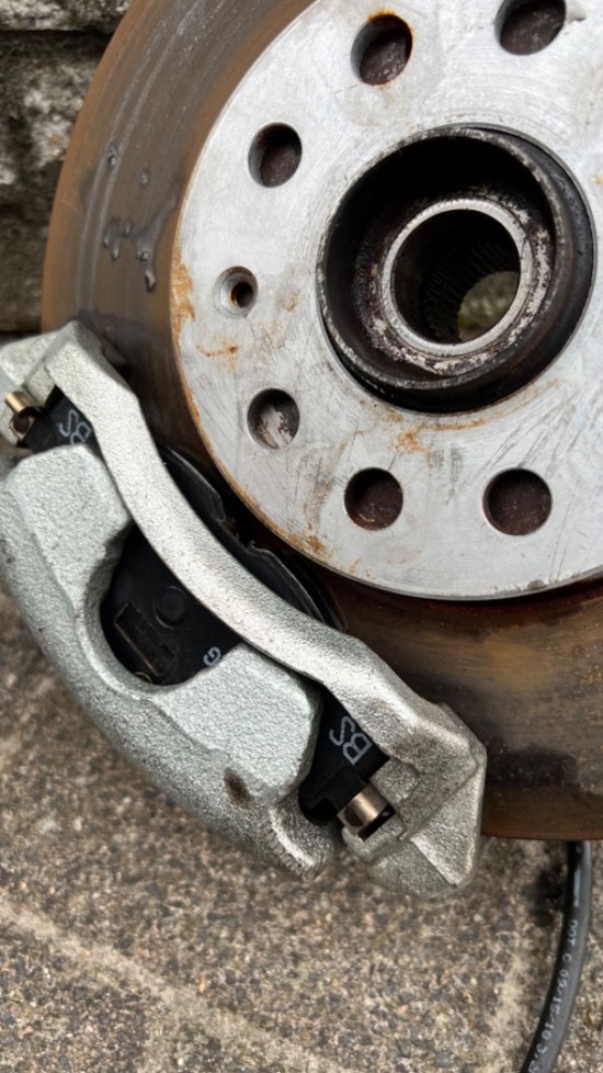 Remmen set met 55 mm fussees - Volkswagen Caddy