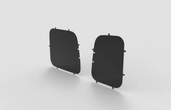 Anti inbraakroosters dicht achterdeuren - Volkswagen Caddy