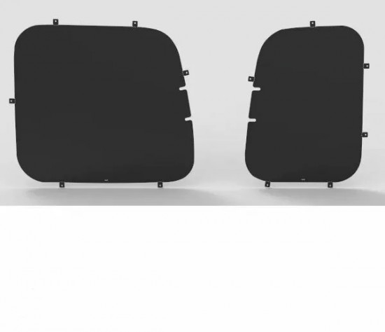 Anti inbraakroosters dicht achterdeuren - Volkswagen Caddy