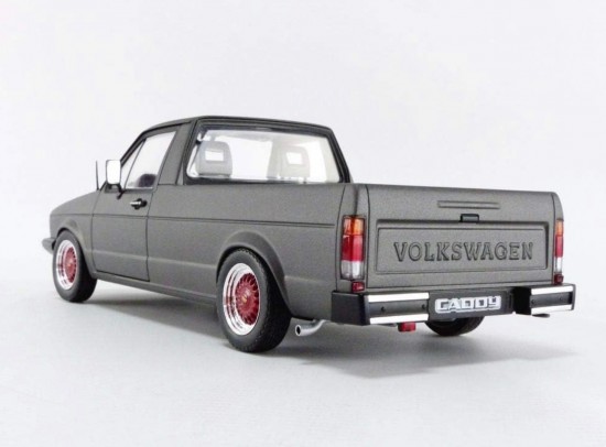 Solido Volkswagen Caddy MK1 1:18 - Custom Mat Grijs