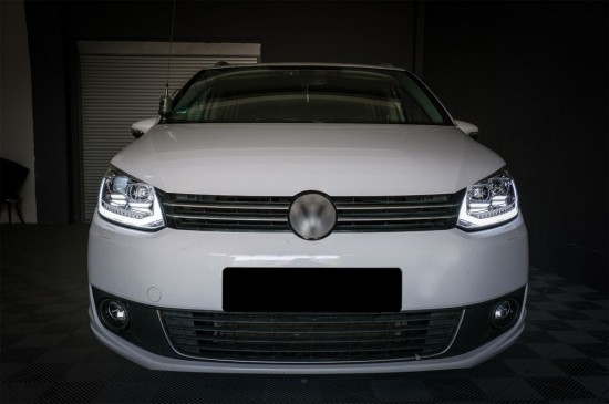 LED Koplampen Chroom MK4 Look - Volkswagen Caddy MK3 GP