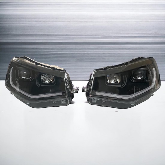 Koplampen Zwart DRL LED - Volkswagen Caddy MK5