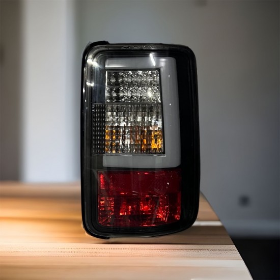 Achterlichten Wit/Zwart LED - Type QF - Volkswagen Caddy MK3