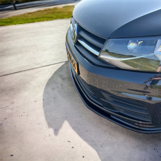 Voorspoiler TRC Extra Flat Hoogglans Zwart - Volkswagen Caddy MK4