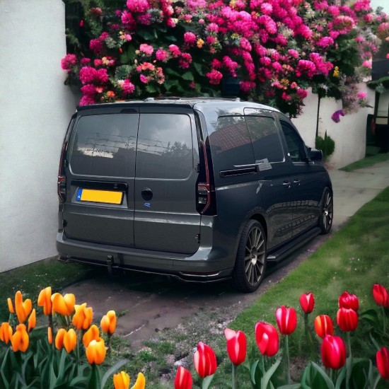 DCW Achterbumper Splitter Flat Hoogglans zwart - Volkswagen Caddy MK5