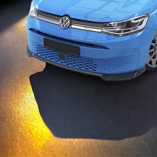 Voorspoiler Sport Hoogglans Zwart - Volkswagen Caddy MK5 Cargo