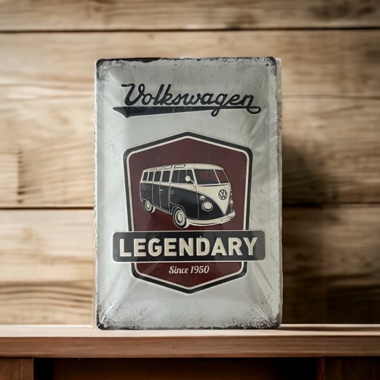Blikken Bord Legendary - Volkswagen T1