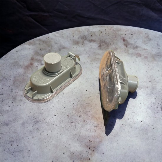 Set Zijknipperlichten Chrome Stripe Helder - Volkswagen Caddy MK3