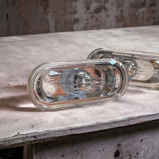 Set Zijknipperlichten Chrome Stripe Helder - Volkswagen Caddy MK3 GP