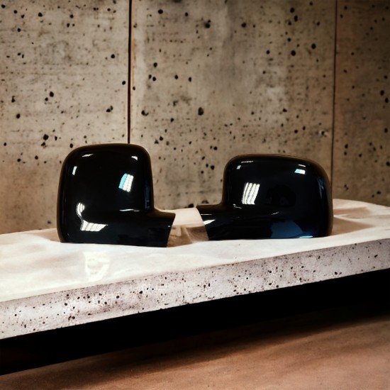 Spiegelkappen Cover Hoogglans Zwart - Volkswagen Caddy MK4