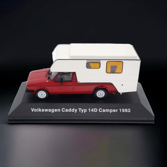 Deagostini Volkswagen Caddy MK1 Camper 1:43 - Rood