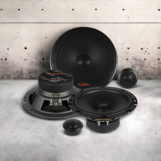 Musway MS6.2C 16cm Speaker Compo Set - Volkswagen Caddy