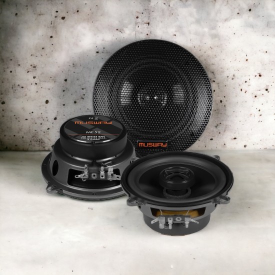 Musway ME52 13cm 2-weg Speakerset Coaxiaal - Volkswagen Caddy