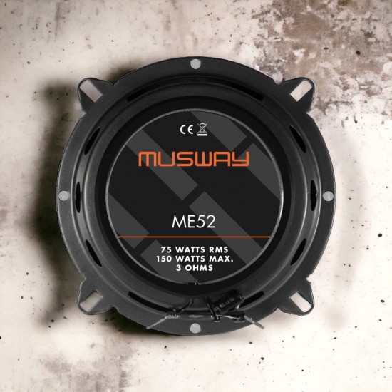 Musway ME52 13cm 2-weg Speakerset Coaxiaal - Volkswagen Caddy