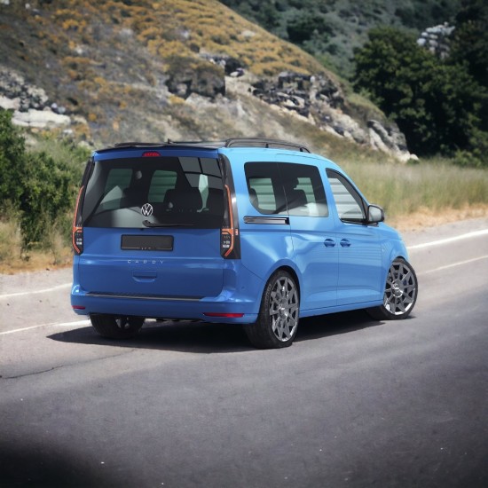 Achterspoiler Achterklep Lip Hoogglans Zwart - Volkswagen Caddy MK5