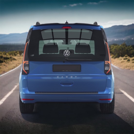 Achterspoiler Achterklep Lip Hoogglans Zwart - Volkswagen Caddy MK5