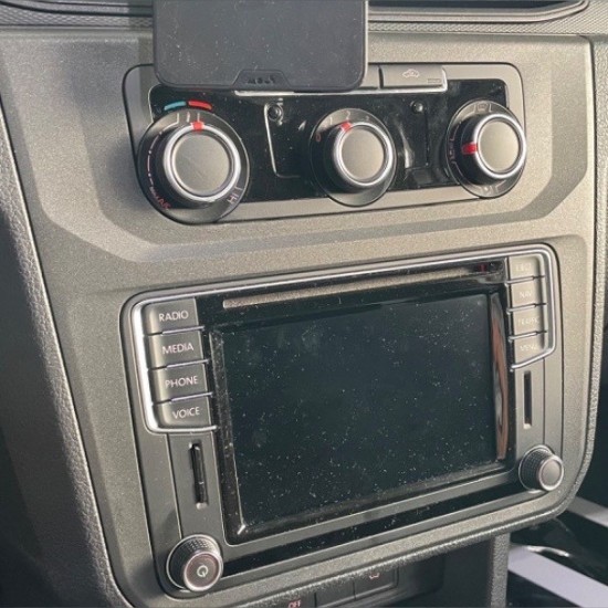 OEM Radio Navigatie Frame Hoogglans Zwart - Volkswagen Caddy MK4