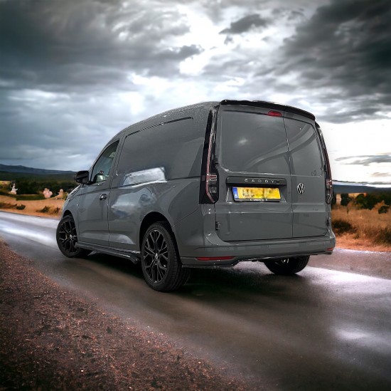 Achterspoiler Achterdeuren Hoogglans Zwart DCW1 - Volkswagen Caddy MK5