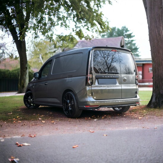 Achterspoiler Achterdeuren Hoogglans Zwart DCW1 - Volkswagen Caddy MK5