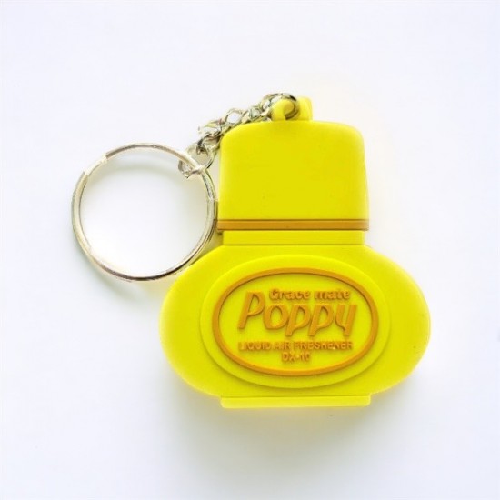 Poppy Grace Mate ® - Rubberen Sleutelhanger Gardenia