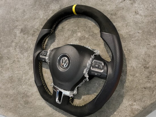 Custom Leder Multifunctioneel Stuur - Volkswagen Caddy MK3 GP