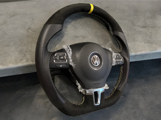 Custom Leder Multifunctioneel Stuur - Volkswagen Caddy MK3 GP